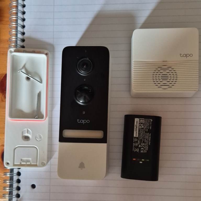 Tapo Smart Video Doorbell with Chime and Battery