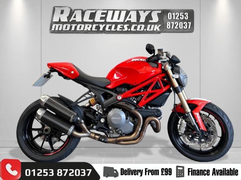 DUCATI MONSTER 1100 EVO 2013 RED 15,614 MILES USED MOTORCYCLE