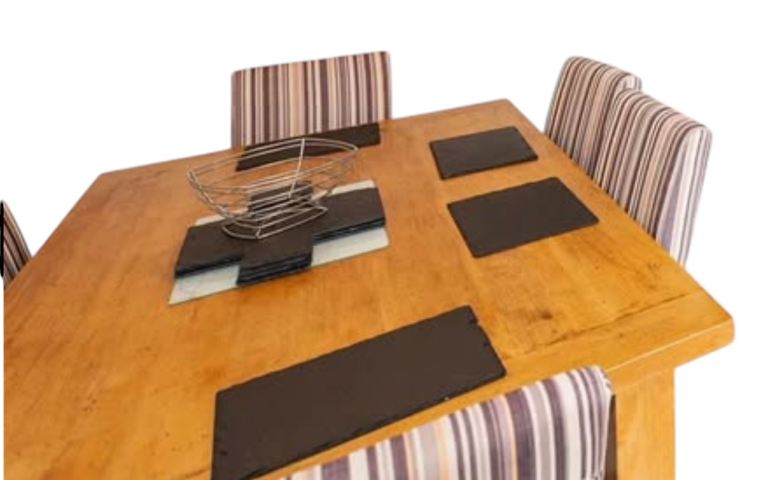 Solid Oak Dining Table Rustic Farmhouse Style 5ft x 3ft Oak Legs