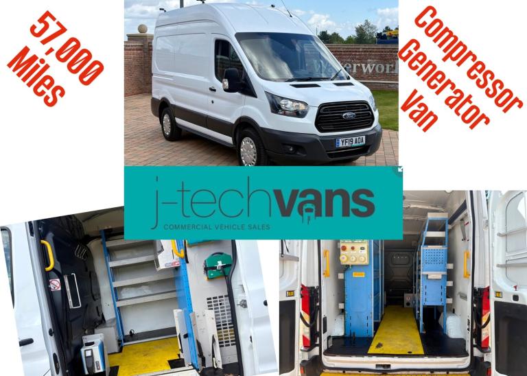 2019 Ford Transit 2.0 TDCi 130ps L2 H3 Van ***Gardner Denver PTO Compressor & 110v*** PANEL VAN D...