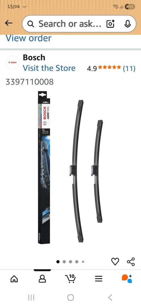Volvo XC60 wiper blades 