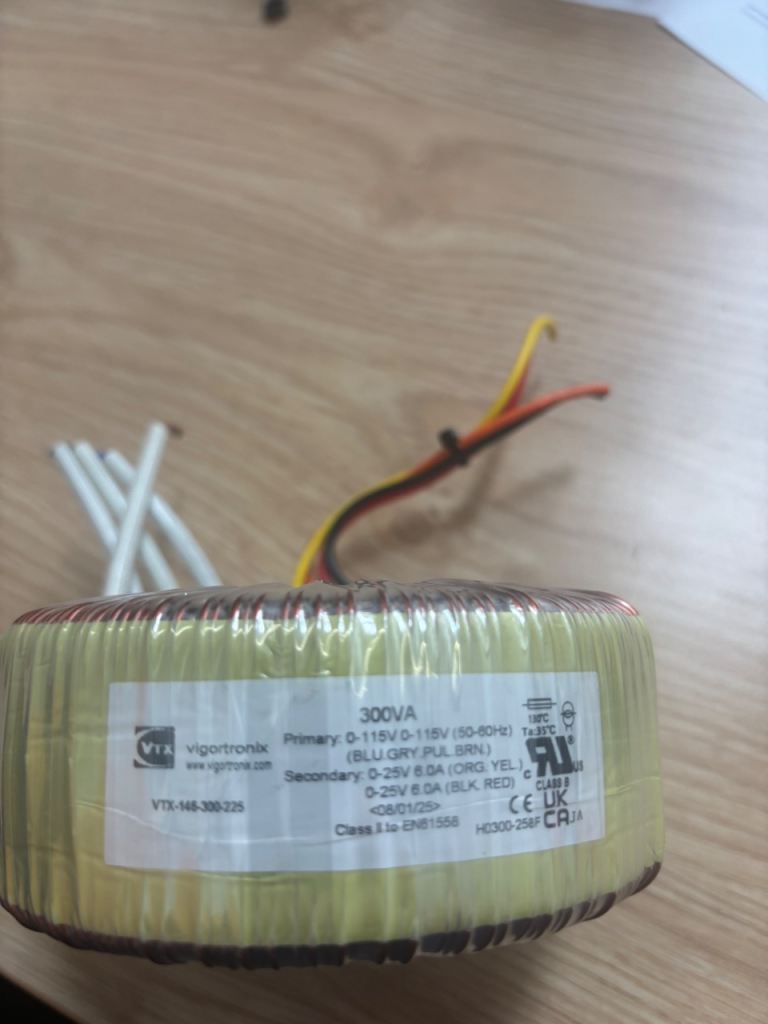 Vigortronix VTX-300-220 300VA Toroidal Transformer – New