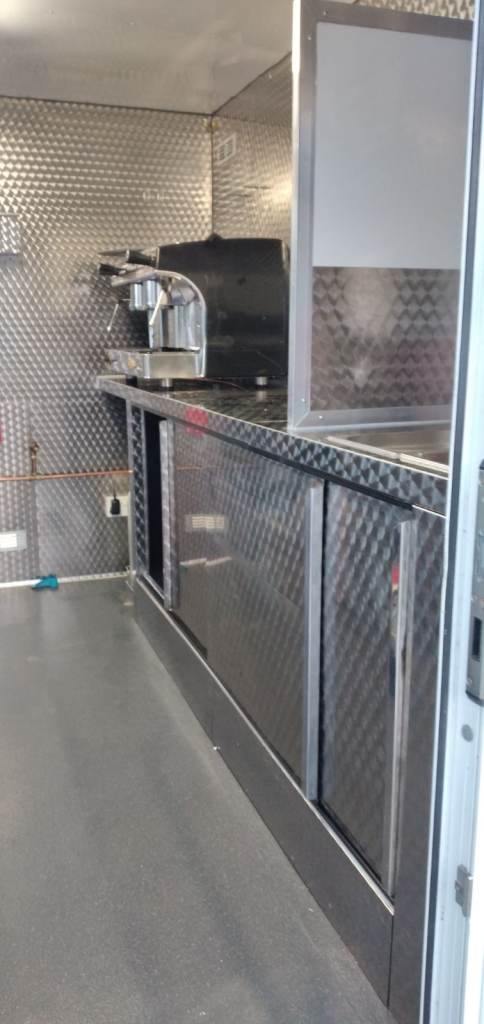 Coffee & crepes catering trailer burger van mobile kitchen equipment 