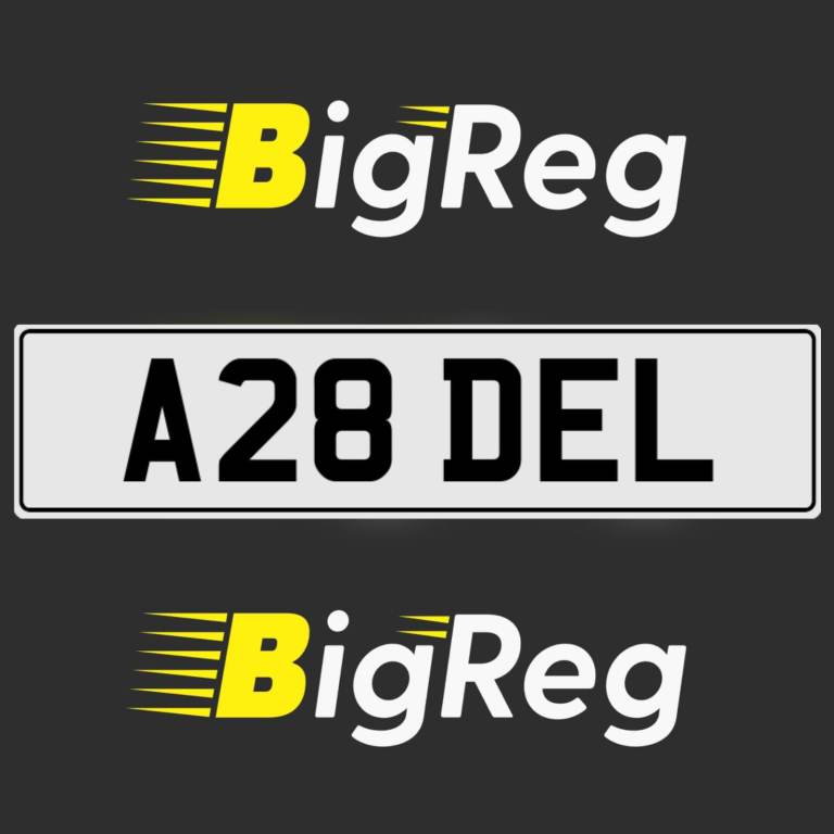 ADELE ADELLE ADEL 3x3 PREFIX PRIVATE REGISTRATION CAR NUMBER PLATE A28 DEL