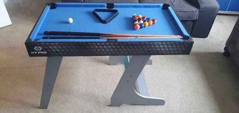 Kids snooker & foosball table.