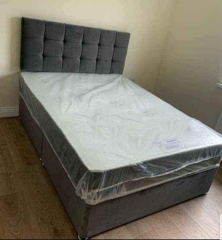Divan Double (Single + King Size) Bed+Mattress CLEARANCE SALE ON BRAND NEW BEDS WITH MATTRESSES