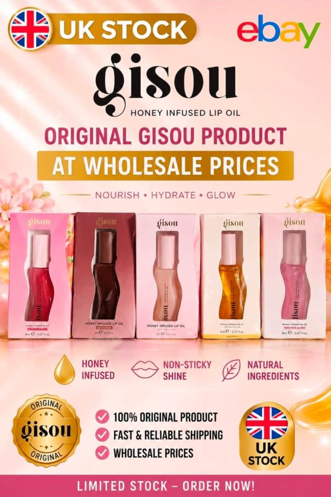 Gisou Honey Infused Lip Oil - Various Flavours, Brand New