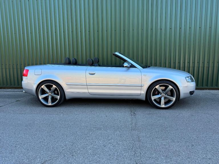 Audi S4 Convertible Manual 2005 Silver 66000 Miles Full History New Hood 