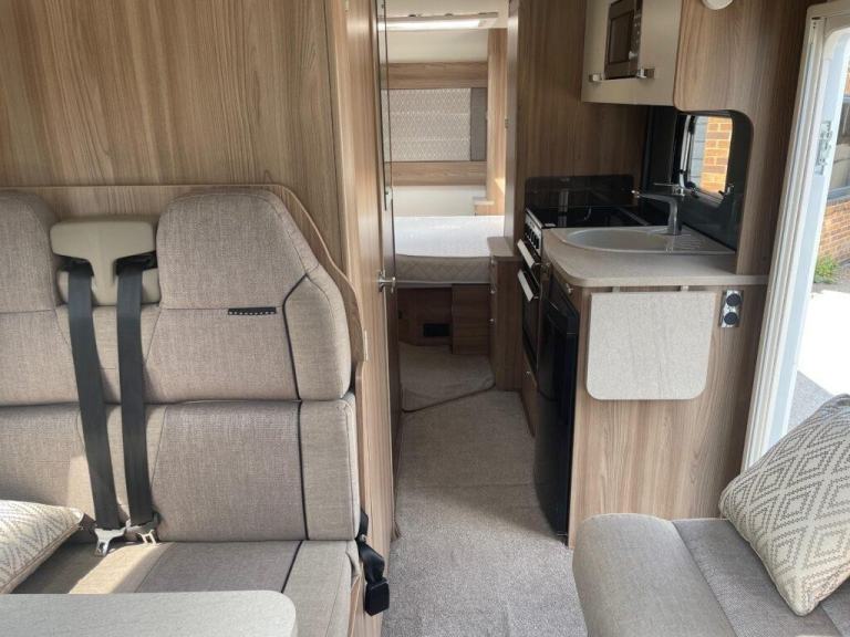 Swift Bessacarr 494 4 berth 4 belt rear fixed bed, dinette conversion motorhome