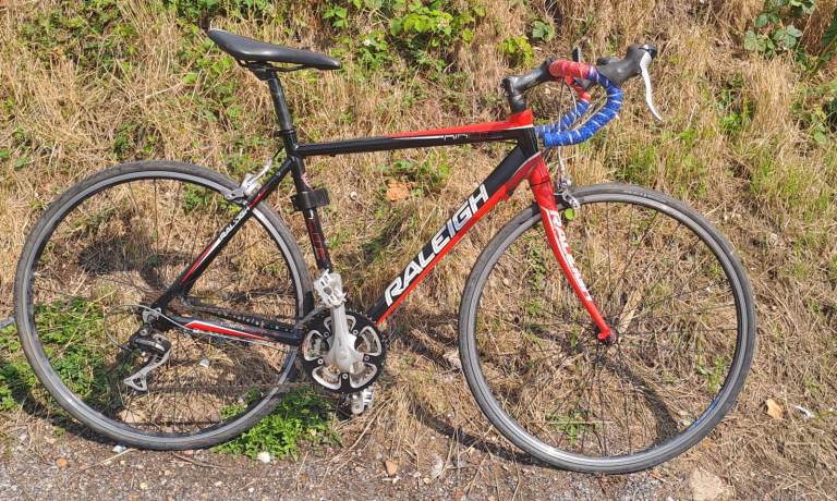 image for Raleigh aluminium frame racing bike upgraded 