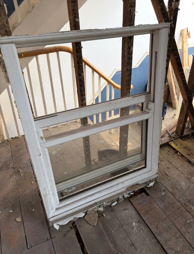 PVC window double glazed