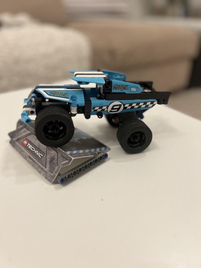 Lego technic stunt truck with ramp