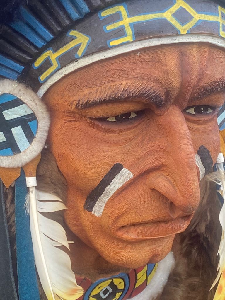 American red indian mask