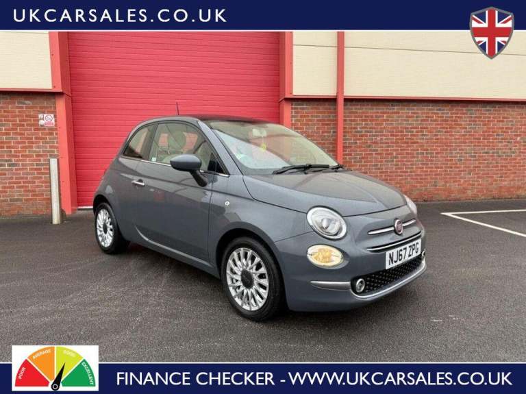 2017 Fiat 500 1.2 Lounge Euro 6 (s/s) 3dr HATCHBACK Petrol Manual