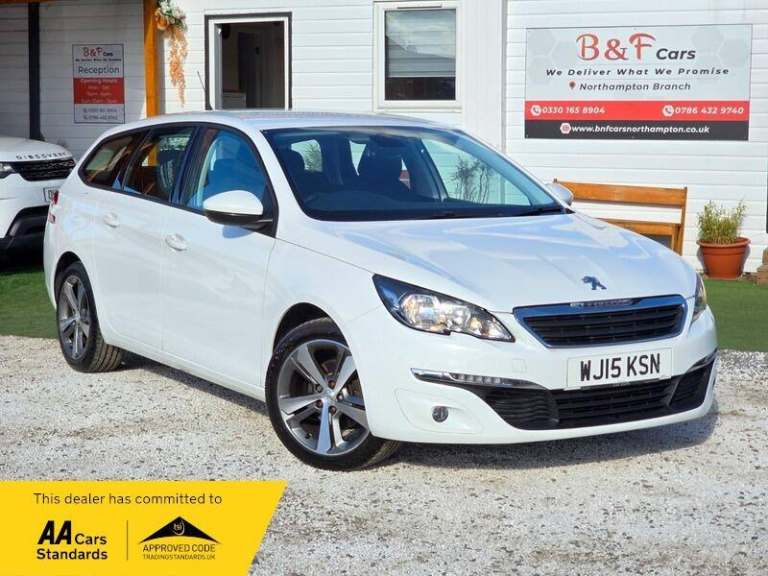 2015 Peugeot 308 SW 1.2 PureTech Active Euro 6 (s/s) 5dr ESTATE Petrol Manual