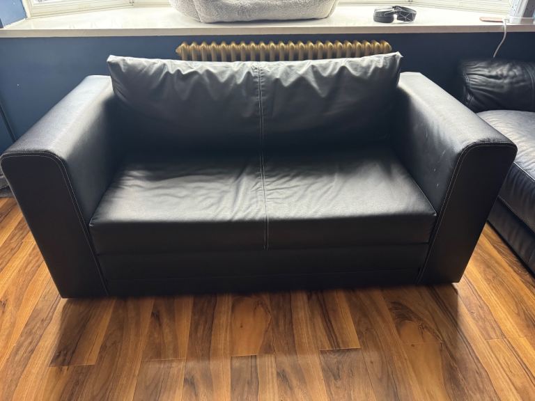 image for Black ikea sofa bed