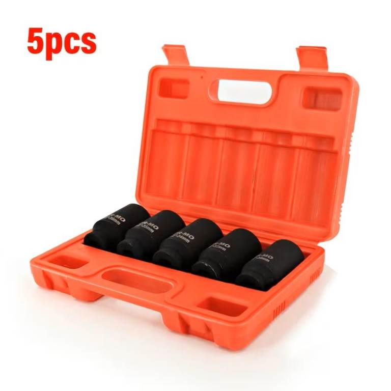Axle Hub Nut Socket Set – Deep Impact Socket Set – 30Mm 32Mm 34Mm 35Mm 36Mm – 12 Point