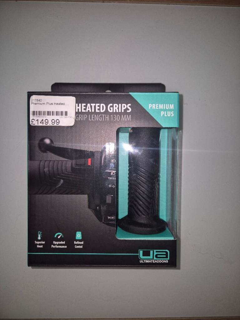Heated motorcycle grips Ultimateaddon 130mm 