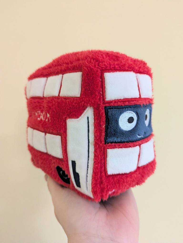 BNWOT keel soft toy London bus 