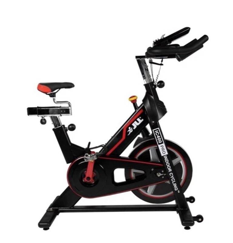 *AS NEW* £65 ovno JLL IC400 Pro Exercise Bike, 22kg Flywheel, Magnetic Resistance,LCD Monitor,