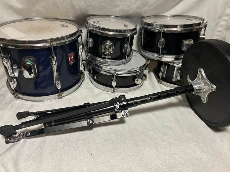 Drums and stool