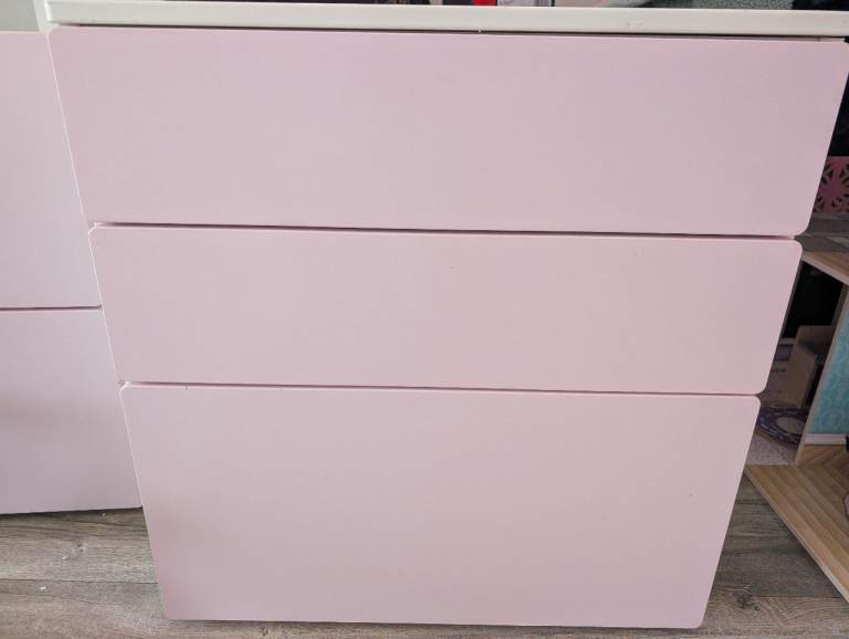 Kids IKEA smastad pink furniture 