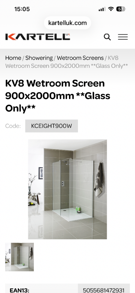 Shower screen *FREE*