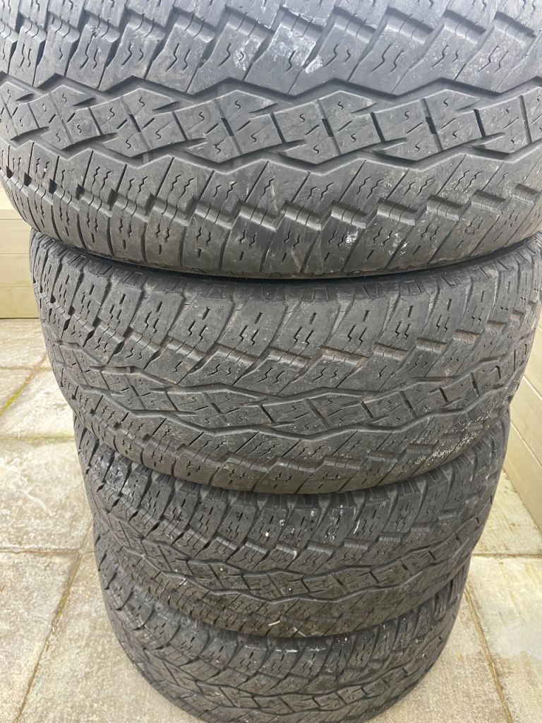 4 x Pre-owned Toyo Open Country All Terrain tyres