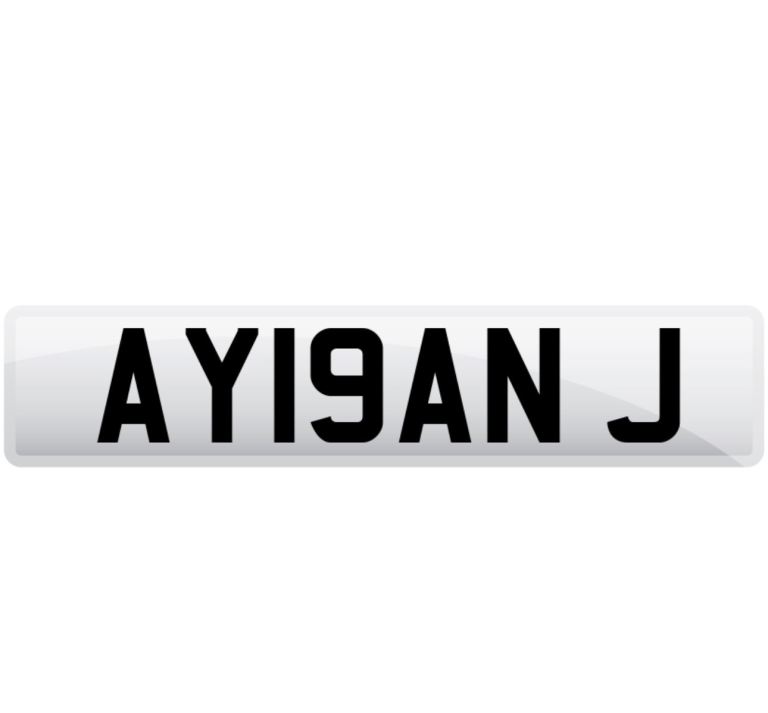 AYAAN PRIVATE NUMBER PLATE X