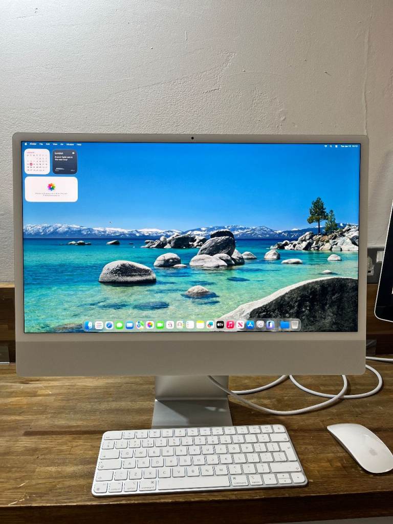 Apple iMac 24-inch 2023 M3 8CPU/8GPU 4.05GHz 8GB RAM 256GB SSD 4.5K Retina Silver  Logic Pro Ableton