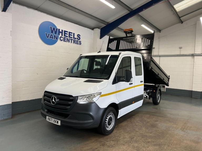 2021 Mercedes-Benz Sprinter 3.5t Progressive Crew Cab Tipper CHASSIS CAB DIESEL Manual