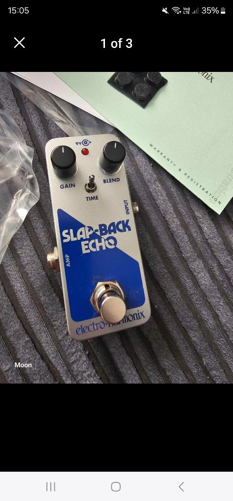 Electro harmonix slap back pedal