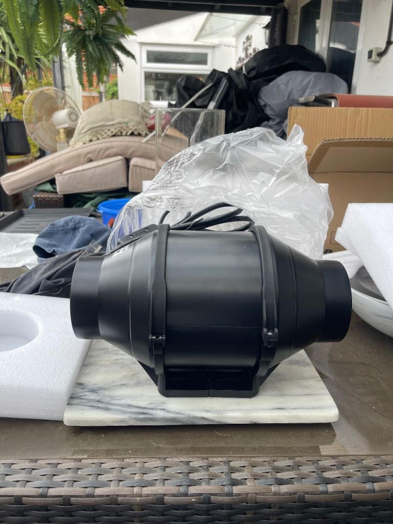Inline 100mm fan