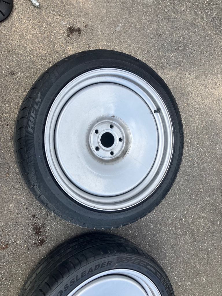 T5/T6 20inch Steel Flatboy Wheels & Tyres