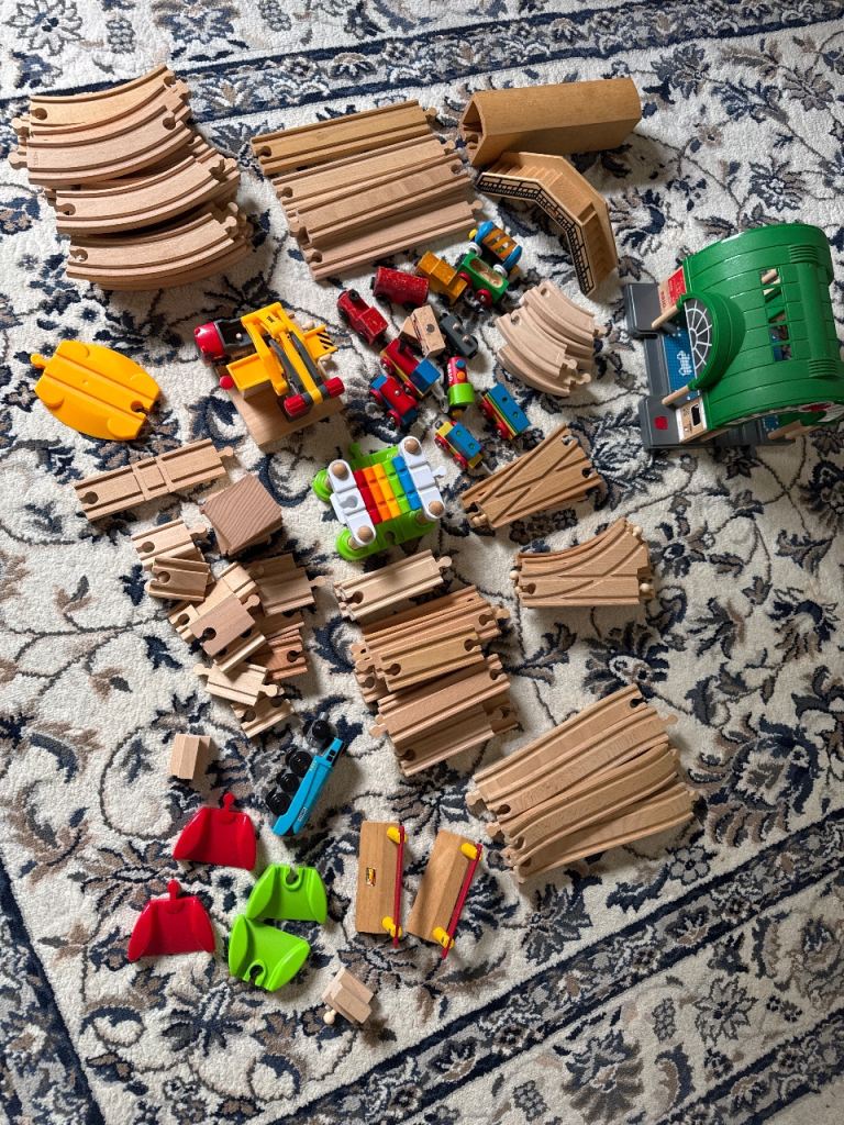 Brio trains and tracks 