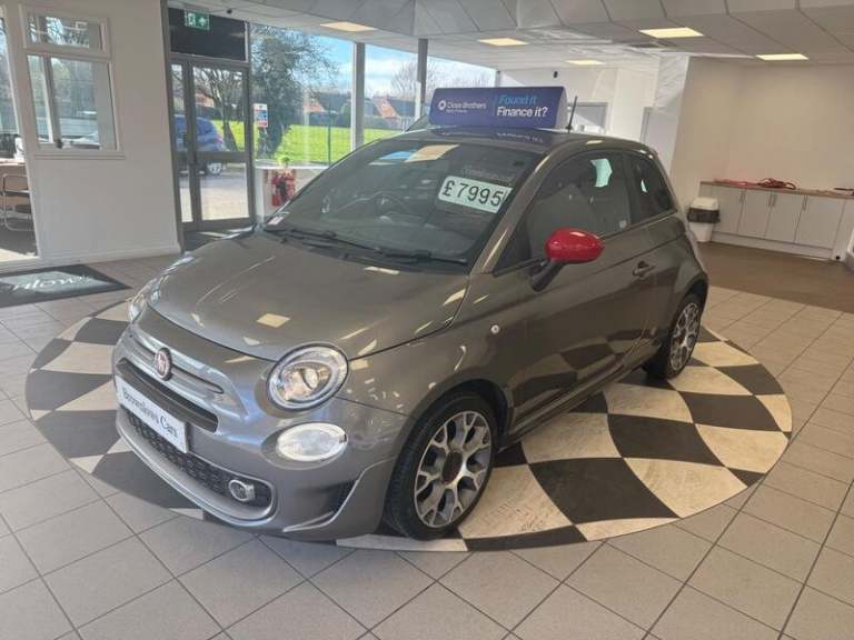 Fiat 500 S 68 PLATE 55000 MILES BLUE TOOTH Petrol