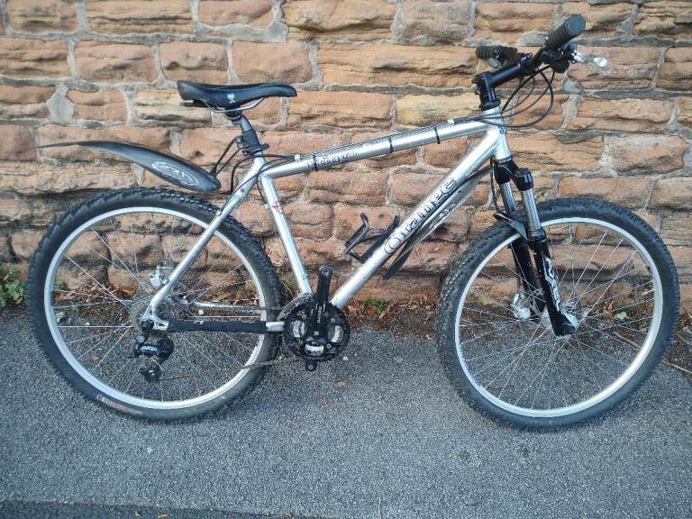 Orange Gringo Silver Aluminium Hard Tail Mountain Bike Hydraulic Brakes