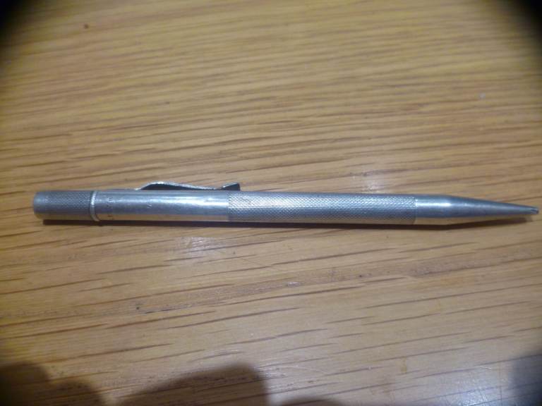 Vintage  sterling  Silver Mechanical Pencil – Good Condition