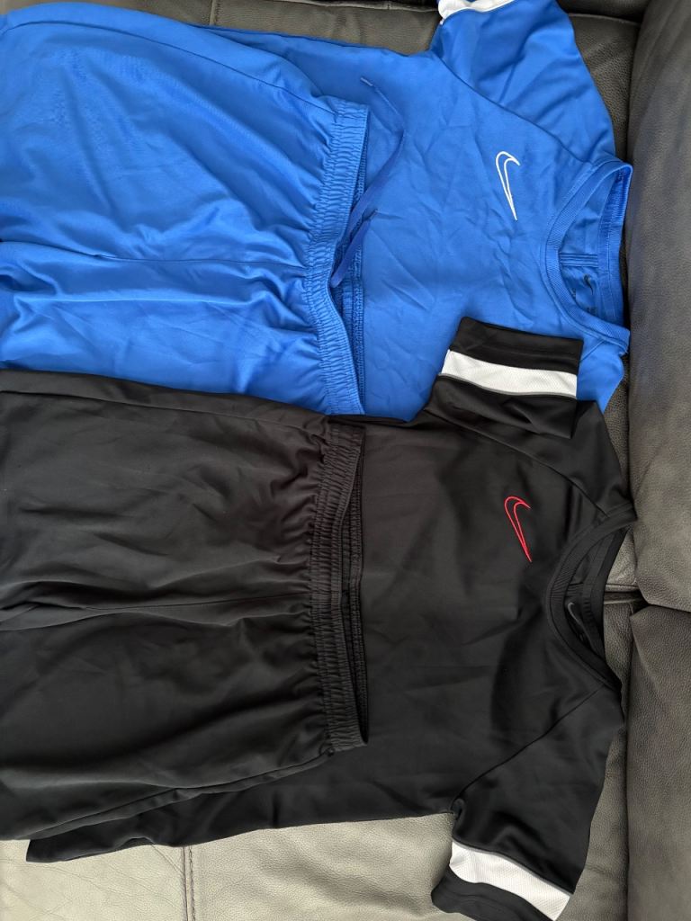 Nike Dri-FIT Football Kit (Blue & Black) - Great Condition