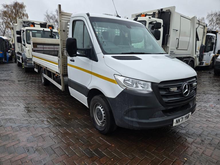 2021 Mercedes-Benz Sprinter 3.5t FLATBED DROPSIDE FSH Dropside Diesel Manual