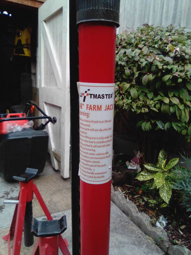 off road jack 2 axle stands