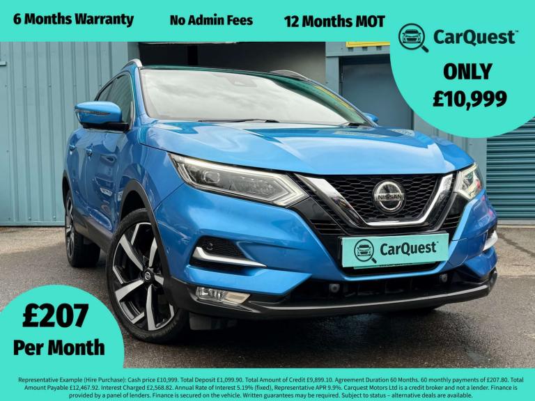 2018 Nissan Qashqai 1.3 DiG-T Tekna 5dr HATCHBACK PETROL Manual