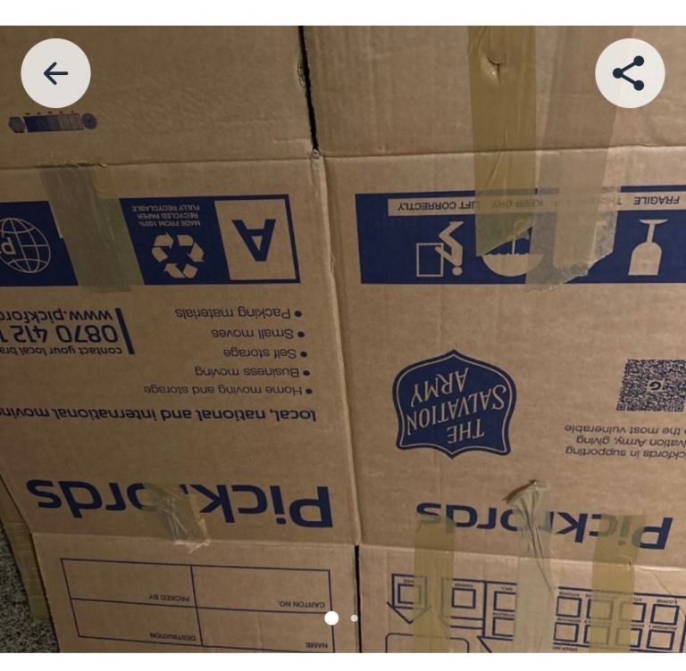 Free cardboard boxes