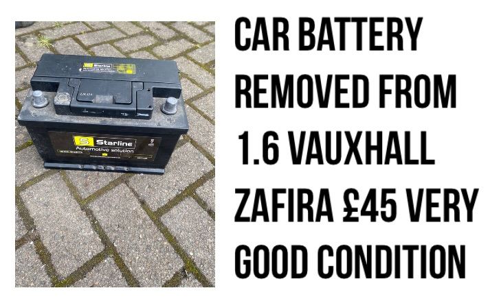 car battery £45