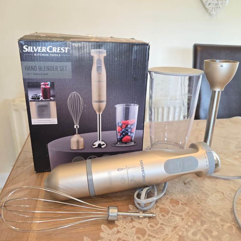 SilverCrest 600W Hand Blender Set – Like New