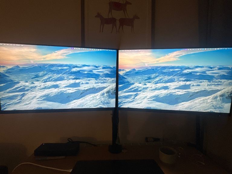 Dual Computer Monitors - Good Condition