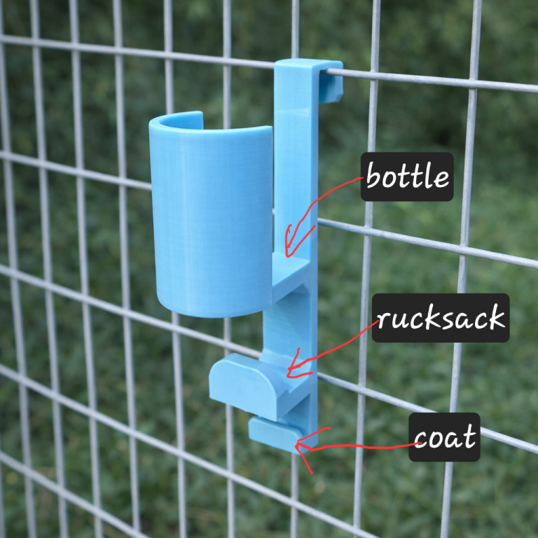 Sports Fence Bottle/Coat/Bag Holder