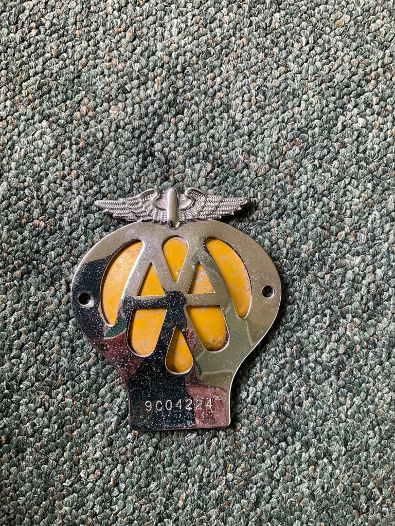 image for Vintage AA badge 1962/3