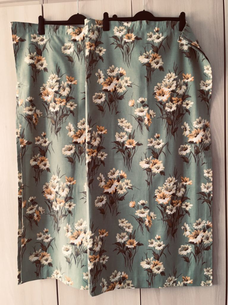 Unlined curtains - 46 inch drop