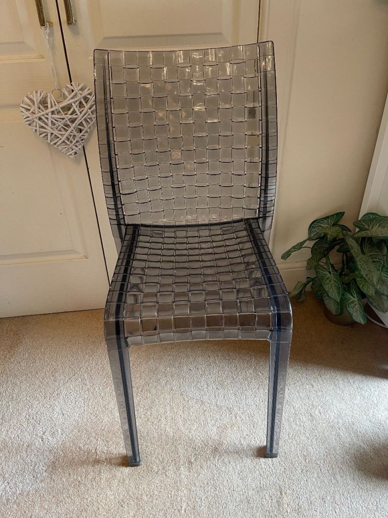 French clear plastic design chair 
